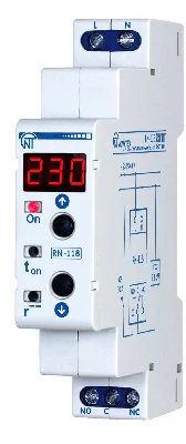 Реле напряжения РН-118 10А, одномодульное Новатек-Электро 3425600118