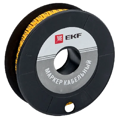 Маркер кабельный 2.5кв.мм 4 (1000ед) (ЕС-1) EKF plc-KM-2.5-4