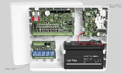 Блок резервного питания 12В 5А в корпусе под АКБ 7Ач Ритм БРП 12V 5А в корпусе 106940102