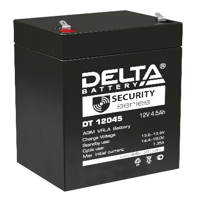 Аккумулятор DT 12В 4.5Ач DELTA DT 12045