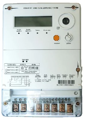 КВАНТ ST2000-12-W-230*5(100)-1/1-RBDM Счетчик с ЖКИ, реле управления нагрузкой и одним интерфейсом RS-485