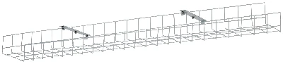 Решетка защитная для светильников ДПО, SPO SPO-BAR-1300-200 ЭРА Б0049260