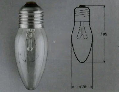 Лампа накаливания ДС 230-60вт Е14 Свеча           Калашниково 8109002