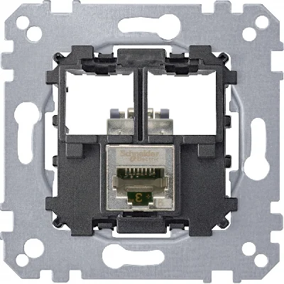 Actassi Розетка компьютерная 1xRJ45 категория 5е STP Schneider Electric MTN4575-0011