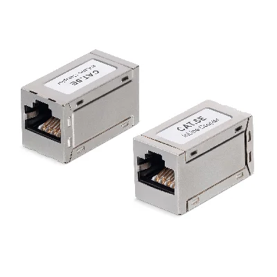 Проходной адаптер RJ45-RJ45 (8p8c) категория 5е экранированный WRline WRLine WR-CA-8p8c-C5E-SH 505224