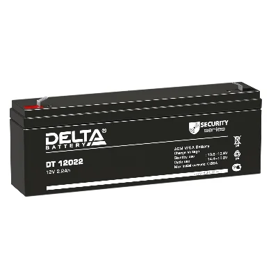 Аккумулятор DT 12В 2.2Ач DELTA DT 12022