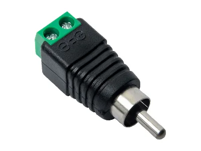 Разъем RCA штекер с клеммной колодкой Optimus CCTV RCA_H_kk В0000004833