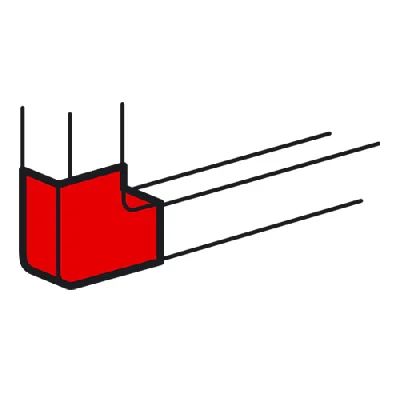 Угол плоский 85x50мм Legrand 638023