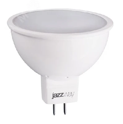 Лампа светодиодная LED 5Вт 400Лм GU5.3 230V/50Hz теплый ECO JazzWay 1037077A