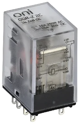 Реле общего назначения OGR-2 2C 24В DC ONI OGR-2-2C-DC24V