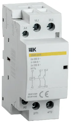 Контактор модульный КМ40-20М AC IEK MKK11-40-20