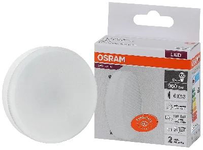 Лампа светодиодная LED 12 Вт GX53 4000К 960Лм таблетка 220 В (замена 100Вт) OSRAM LEDVANCE 4058075582187