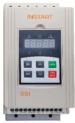 Устройство плавного пуска SSI-5.5/11-04 5.5кВт, 11А, 3Ф, 380В±15%, 50Гц/60Гц, IP20, без встроенного байпаса Instart 00060100