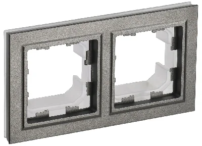 BRITE Рамка 2 поста IP44 РУ-2-БрШ-44 шампань IEK BR-M22-44-K37