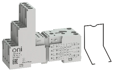 Розетка трёхъярусная ORS-M для реле ORM 4C ONI ORS-M-2-4-G