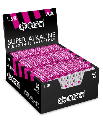 Элемент питания алкалиновый, LR 6(АА) Super Alkaline 4шт ФАZА 2854643