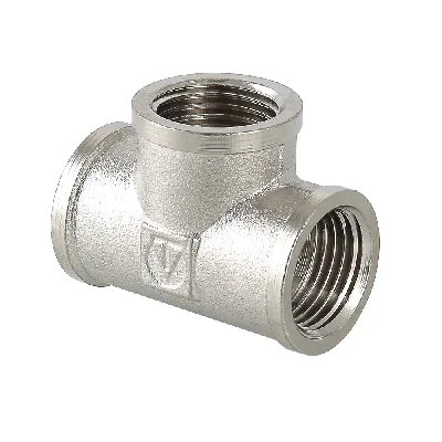 Тройник ВВВ 1/2'х1/2'х1/2' никелированный VALTEC VTr.130.N.0004 S13010004