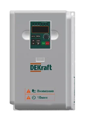 Преобразователь частоты DEKV060-7.5кВт 3 фазы 380В с торм. Модулем Dekraft DEKV060G7R5T4B